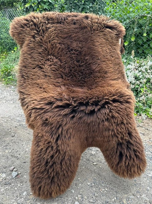 XXL Schapenvacht Bruin